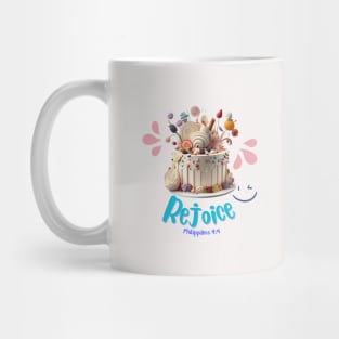 Rejoice - Bible verse gift Mug